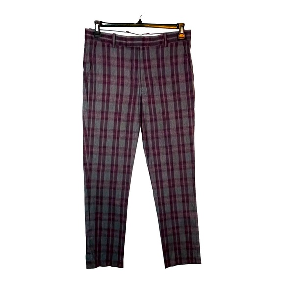 G/FORE Other - G/FORE MEN'S GOLF PANTS GRAY RED PLAID POCKETS PERFORMANCE SIZE 32/32